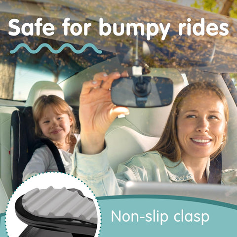 Forward-Facing Baby Car Mirror | Shatterproof & Clip-On