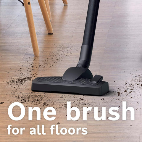 Bosch Serie 2 ProEco Bagged Cylinder Vacuum Cleaner 600W – Lightweight, Compact, Eco-Friendly Design for All Floor Types – Black