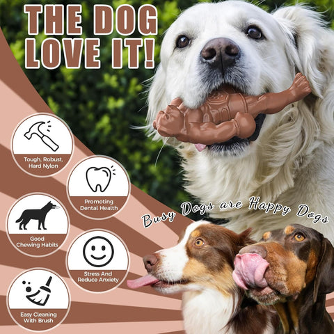 Durable Indestructible Dog Chew Toy for Aggressive Chewers