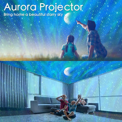 Soothing white noise and star projections creating a calming environment in a nursery

