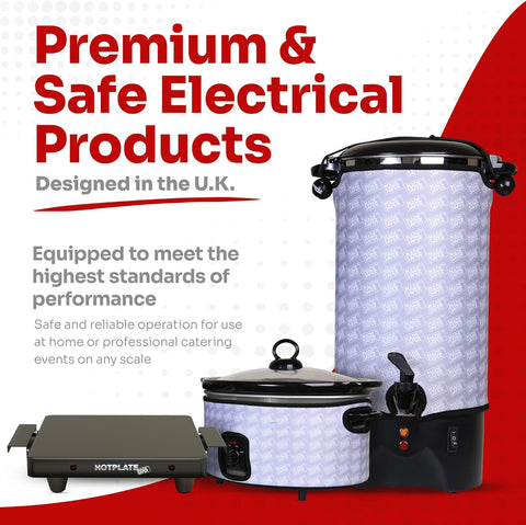 Made Safer 16L Hot Water Urn – Low Energy Boiling Water Dispenser for Tea & Hot Drinks – Versatile & Efficient – UK Design