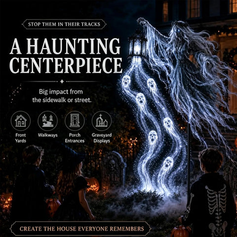 Halloween Path Lights Scary LED Outdoor Decorations with