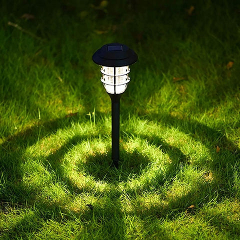 4 Pack Solar Powered Stake Lights, Pathway Lighting Solar Garden Lights, Solar Lights Outdoor Garden, Garden Ornaments Outdoor for Yard