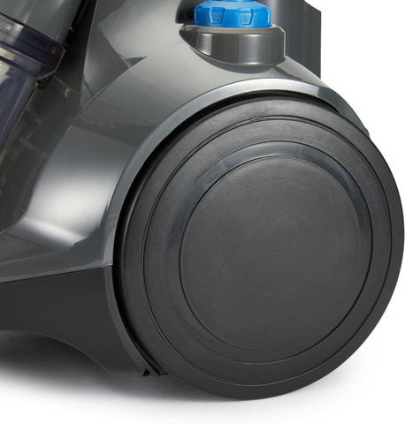 Amazon Basics 850W Bagless Cylinder Vacuum Cleaner – Lightweight 1.3L Compact Design with HEPA Filter & Multi-Surface Nozzle, Grey
