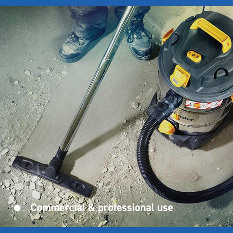Vacmaster 110V L Class Wet & Dry Vacuum Cleaner | 30L Industrial Dust Extractor | HEPA 13 | Heavy Duty 1000W Motor