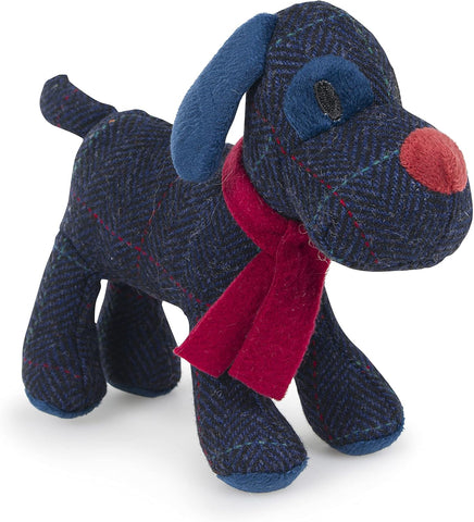 Plush Christmas Dog Toy with Squeaker