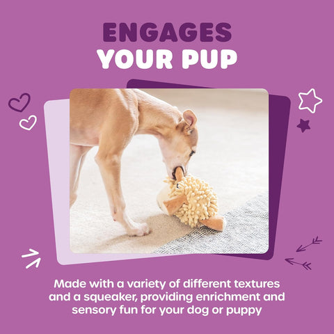 Webbox Shelby the Sheep Plush Squeaky Dog Toy