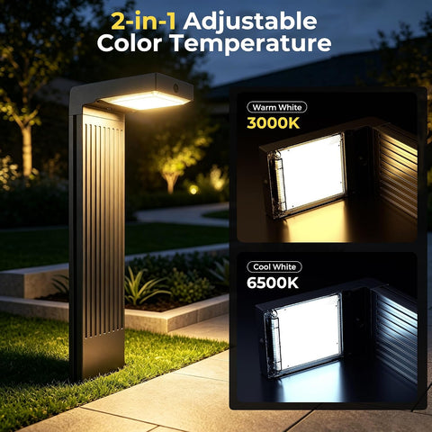 COXSENI Motion Sensor Solar Pathway Lights Outdoor,6 Working Modes,6 Pack
