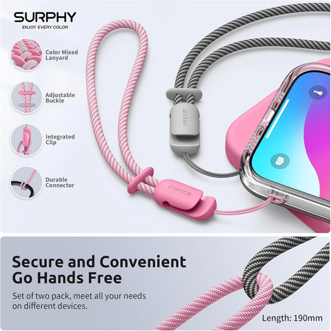 Adjustable Wrist Strap Lanyard for Phone 2 Pack