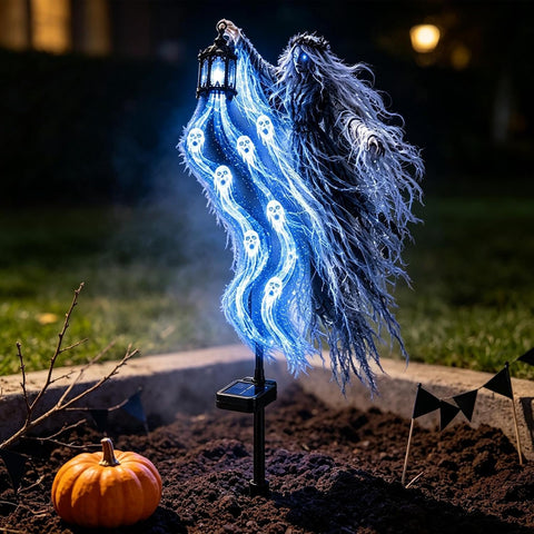 Halloween Path Lights Scary LED Outdoor Decorations with
