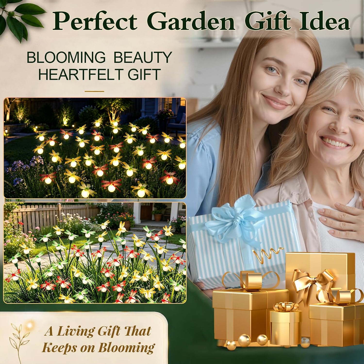 Solar Swaying Dragonfly Garden Lights (2 Pack)