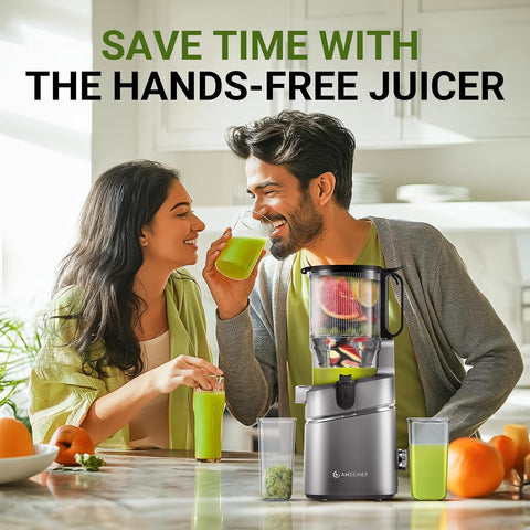 Automatic Cold Press Juicer 250W 145MM Wide Chute 2L Capacity Grey