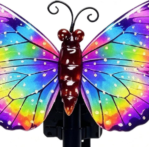 Teksome Solar Outdoor Stake Lights Butterfly LED Pathway Lighting Decor