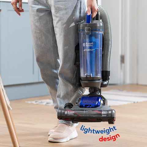 Russell Hobbs Athena2 Upright Vacuum Cleaner 400W 2L – Grey & Blue