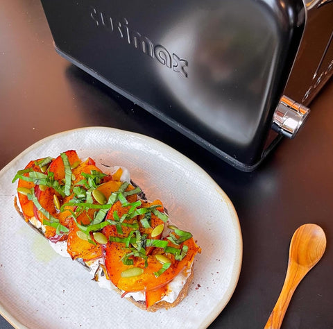 4 Slice Stainless Steel Toaster | Extra-Wide Slots, 6 Browning Levels, Defrost, Reheat & Cancel Functions, Removable Crumb Tray