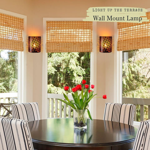 JHY DESIGN Battery Powered Wall Sconce Lamp 20cm