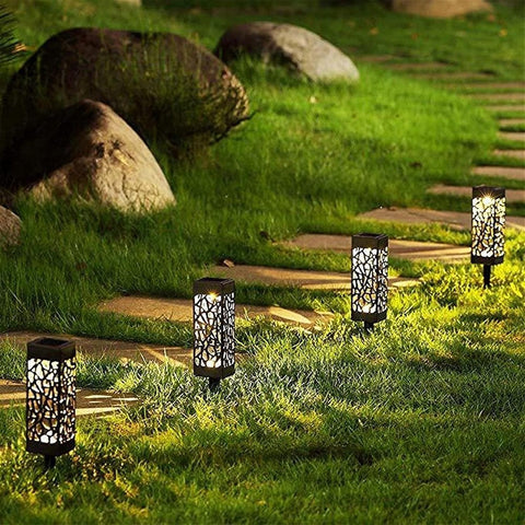 Lawn light string White Light Lantern Decoration Solar Lamp Lawn Lamp Solar Garden Pathway Lights Durable Ground Lamp Home Buried Light 1pcs Lawn, courtyard, road