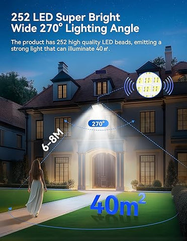 Night time lighting of path by solar LED

