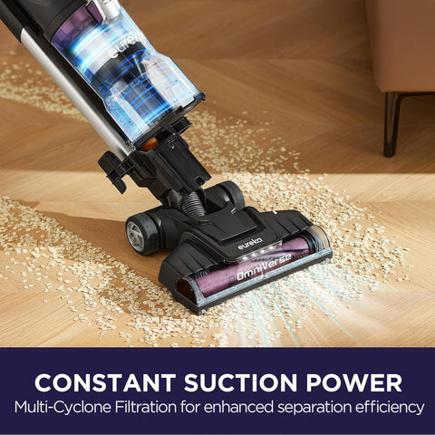 EUREKA NEU800 Upright Vacuum Cleaner Black & Purple 1.3L