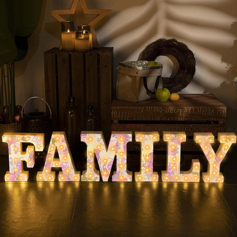 Light Up Letters, Glitter LED Letter Lights 18 Color Changing Diamond Alphabet Sign Night Light with Remote Control for Girls Gifts Birthday Bar Wedding Party Christmas Valentine Wall Table Decor - Y