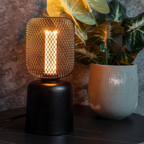 LED E27 Metal Cage Clamp-On Light 1800K Dimmable