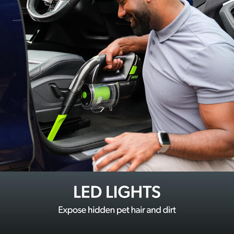 Gtech Multi MK2 K9 Cordless Handheld Vacuum Cleaner – 22V Li-ion Battery, Powered Brush Bar, Reinforced Aluminium Design for Pet Hair & Car Cleaning