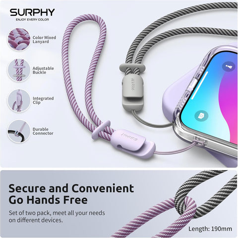 Adjustable Wrist Strap Lanyard for Phone 2 Pack