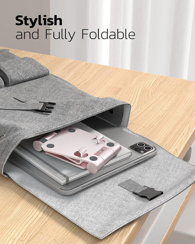 Adjustable Foldable Phone Stand for Desk Rose Gold