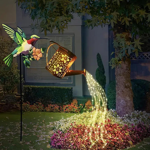 Watering Can Solar Light Solar Powered Outdoor Lighting