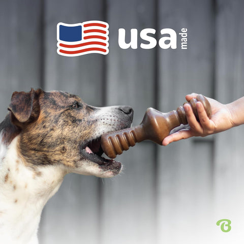 Benebone Zaggler Indestructible Rolling Dog Chew Toy for Aggressive Chewers, Long Lasting Tough Boredom Breaker for Dogs, Real Bacon Flavour, For Medium Dogs