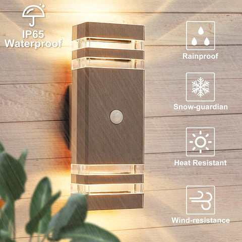 GU10 LED outdoor wall light fixture

