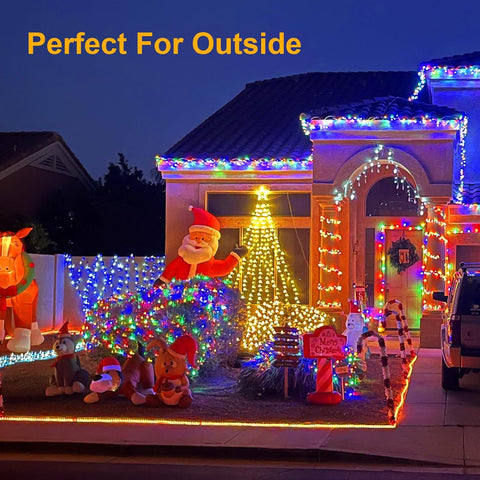 FFZZKJ 3m 30 LED Multicoloured Battery Operated Fairy Lights with Timer – IP65 Waterproof Outdoor & Indoor String Lights for Christmas, Halloween, Weddings & Parties