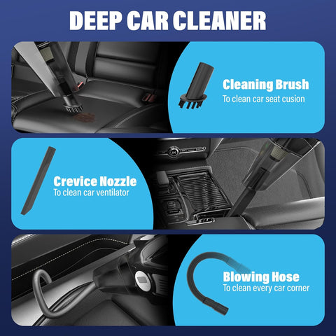 AYN 4-in-1 Cordless Car Vacuum & Tyre Inflator