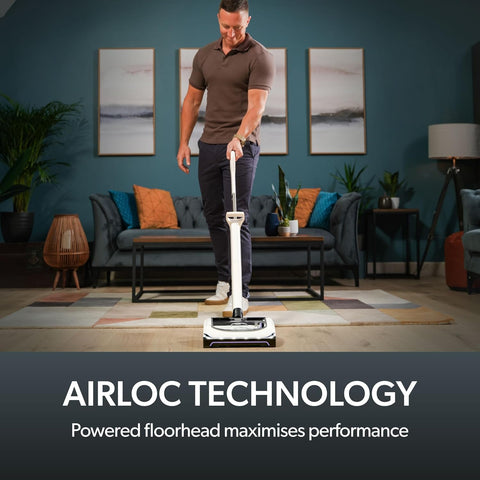 Gtech AirRAM AR46 Cordless Vacuum Cleaner Platinum Lightweight 3.3kg