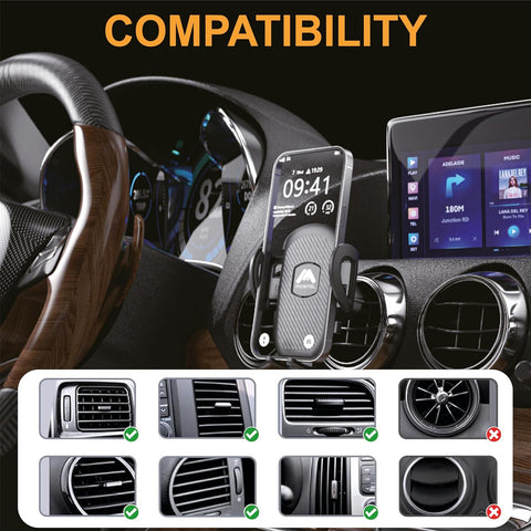 Mobitel Car Phone Holder Air Vent Mount for Smartphones