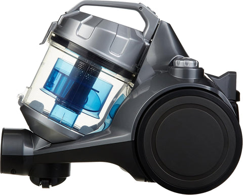 Amazon Basics 700W Bagless Cylinder Vacuum Cleaner with HEPA Filter – Compact & Lightweight Design for Hard Floors, Carpets & Cars (UK) – Black