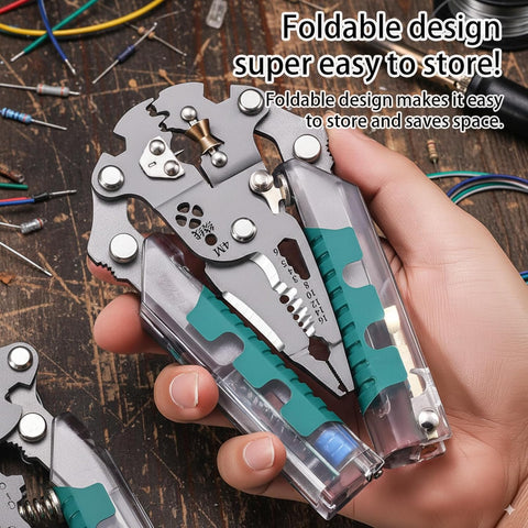 Folding Stylus Screwdriver Wire Stripper Tool