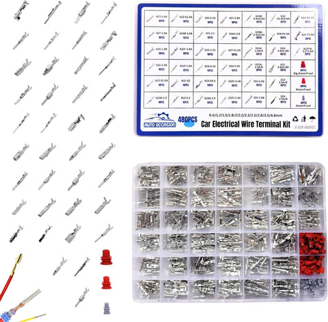 540Pcs Car Electrical Wire Terminal Pin Connector Kit