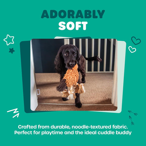 Peanut the Pony Plush Dog Toy – Soft, Squeaky & Durable