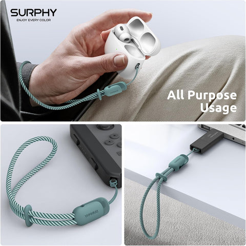 Adjustable Wrist Strap Lanyard Set for Phones and Accessories