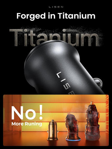 LISEN 69W USB C Car Charger Adapter