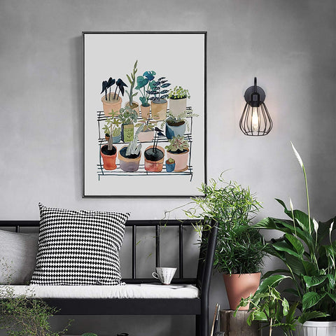 2 pcs Black Wall Lights Simplicity Vintage Industrial Wall Lights Bedside Lamps E27 Edison Bulbs Wall Sconce Lamp Holder for Living Room Bedroom Restaurant Lighting