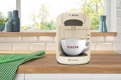 Tassimo by Bosch Suny 'Special Edition' Espresso Coffee Machine 1300W 0.8L Cream