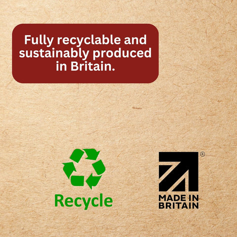 10 Double Wall Cardboard Moving House Boxes Large 58cm x 42cm x 35cm (23" x 17" x 14") Removal Packing Boxes For Moving House With Printed Room Checklist & Carry Handles | Made in Britain
