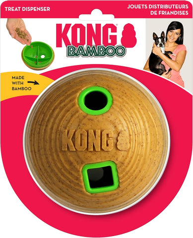 Kong Bamboo Food Ball – Interactive Dog Toy Multicolour