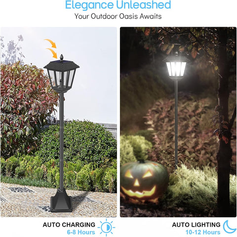 1.8M Solar Lamp Post Outdoor Garden Light