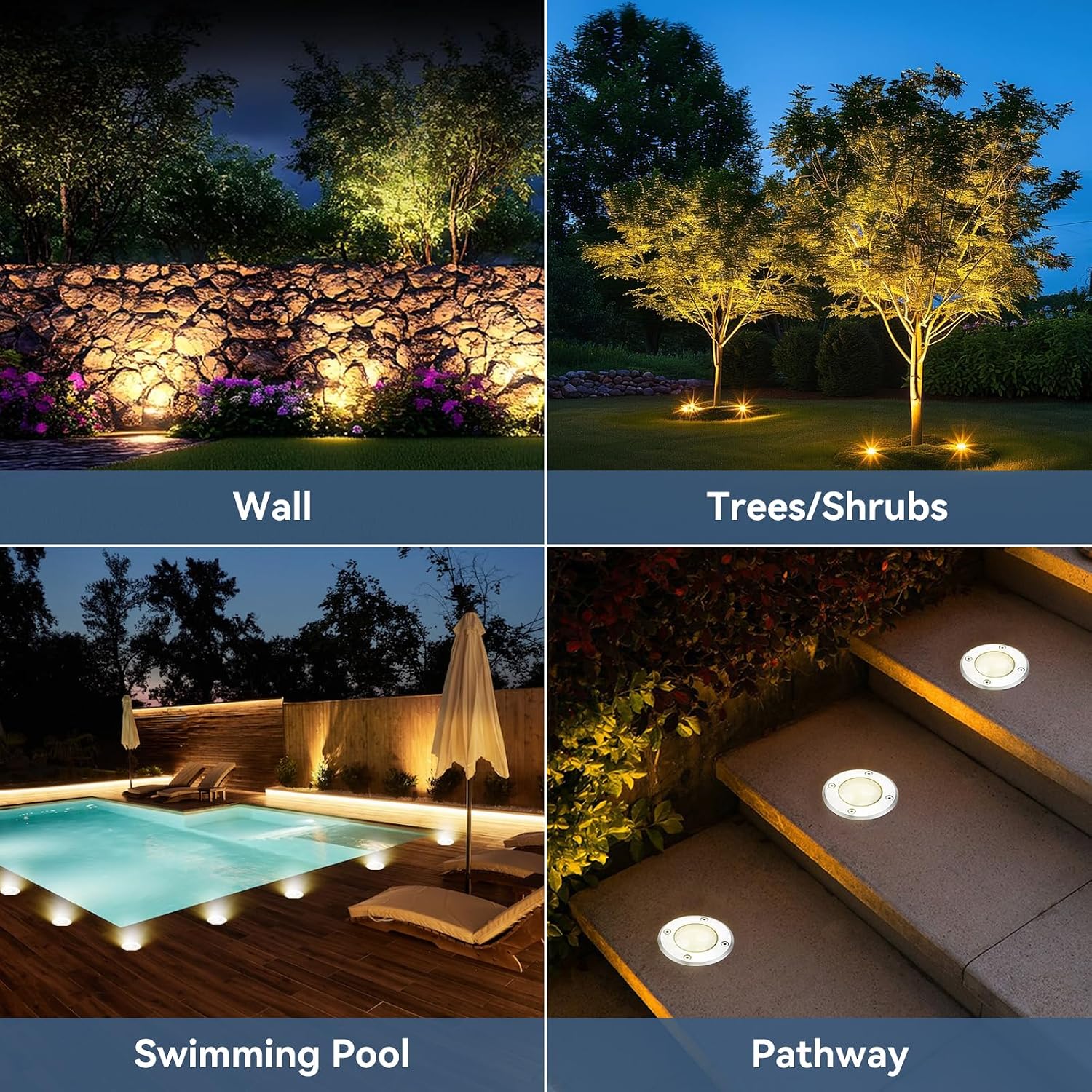 Buried Lights 3W Led Decking Lights Ground Landscape Lamp IP67