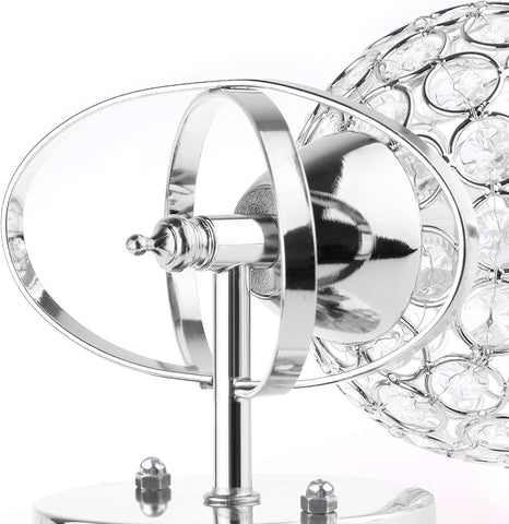 Modern Style Crystal Pendant Wall Lamp - E14 Socket LED Light