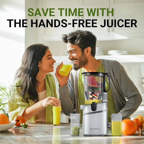 Automatic Cold Press Juicer Machine 250W 2L Large Opening Galaxy Silver