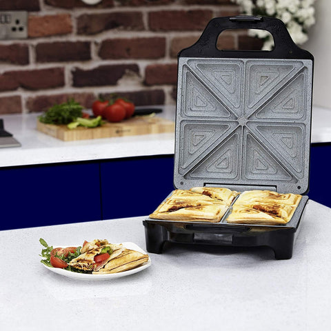 4 Slice Deep Fill Sandwich Maker 1600W Non-Stick Ceramic Toastie Press